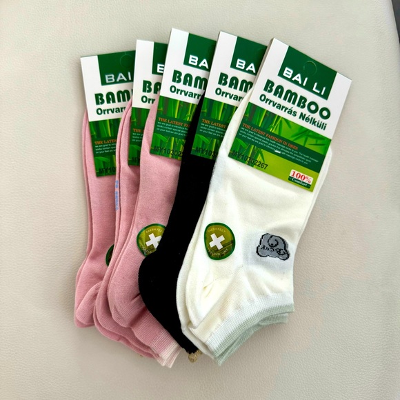 NWT! Women Bamboo Fiber Socks 6 pairs, Breathable & Warm, ankle socks - Picture 4 of 5